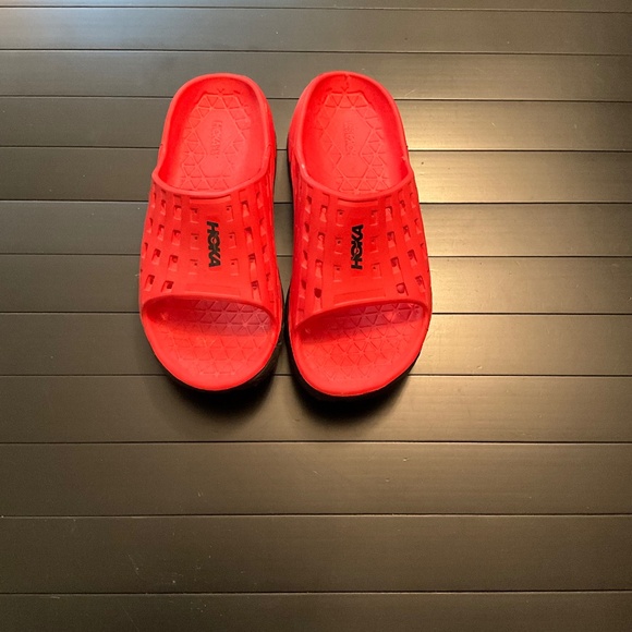 Hoka One One Red Mules & Clogs - Picture 1 of 2